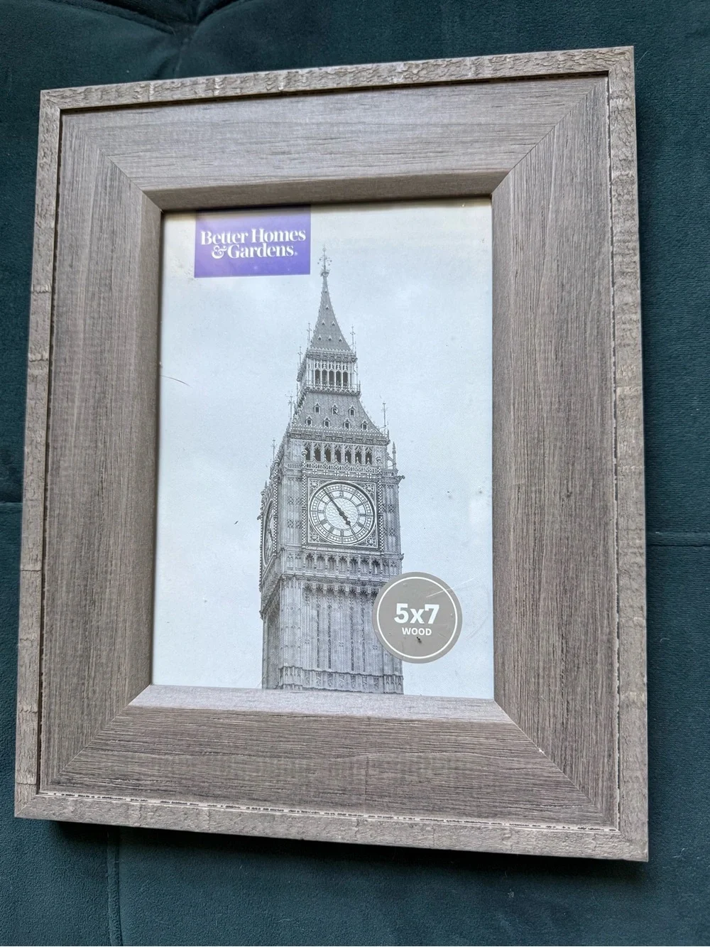 3 Grey Wood Picture Frames
